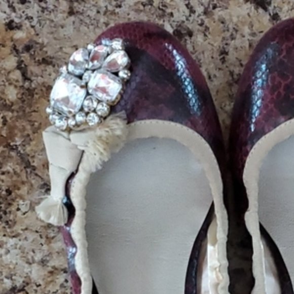 🖤Mia🖤 jeweled flats, size 8 - Picture 1 of 9